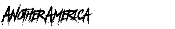 Another America font preview